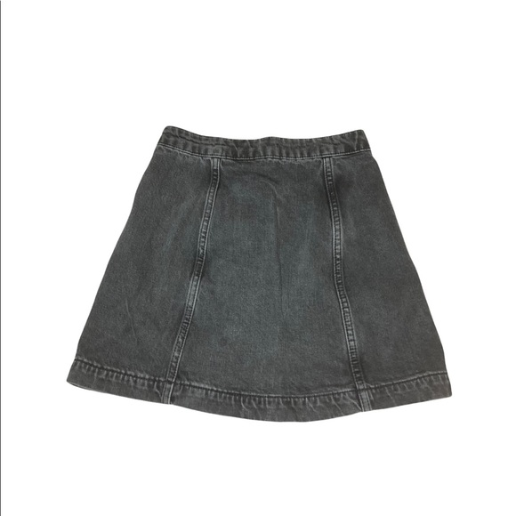 (SOLD) 🎊NWOT TOP SHOP MOTO BLUE DENIM MINI SKIRT - Picture 2 of 4